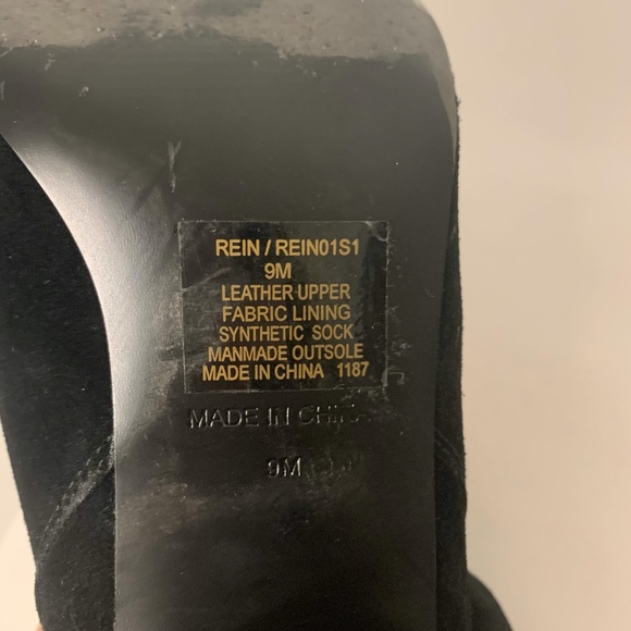 Steve Madden Rein Black Suede Boot - 9M - Picture 4 of 10